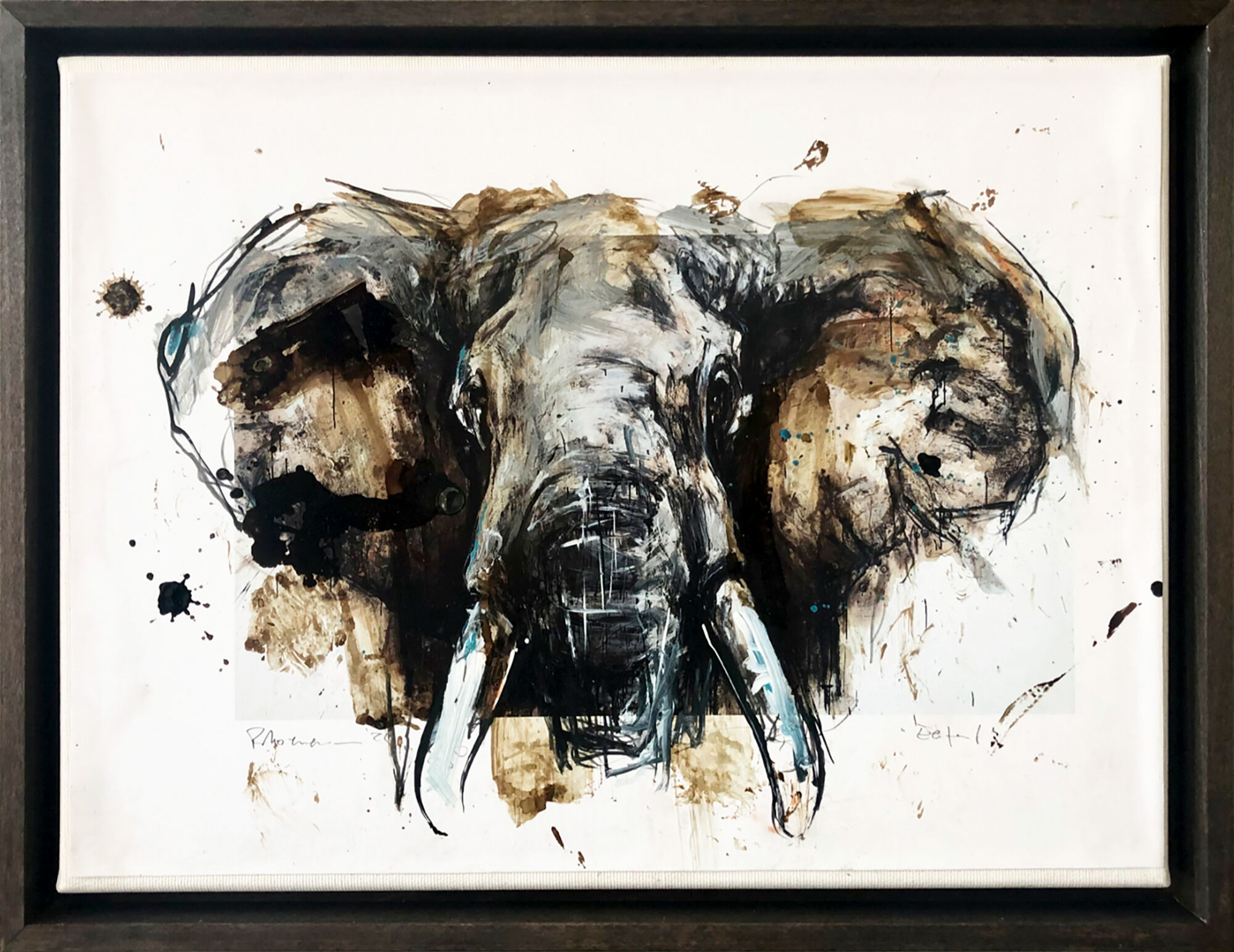 Bild "Elefant_2.3" (2024) (Unikat) von Ralf Koenemann