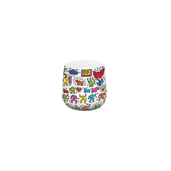 Enceinte mobile Bluetooth "Mino+" - de la série "Keith Haring Happy" von Lexon