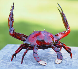 Sculpture de jardin "Crabe" (sans socle), bronze