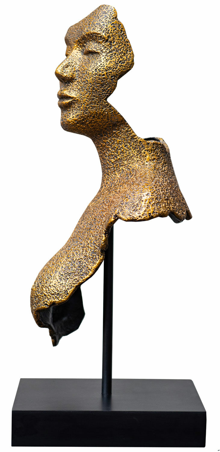 Skulptur "Donna Antique Gold", gjuten