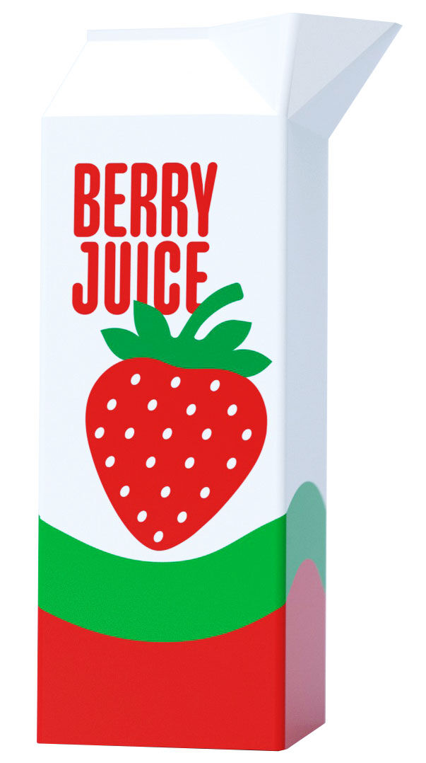 Keramisk vas / prydnadsföremål "Strawberry Juice" von Fluid Market