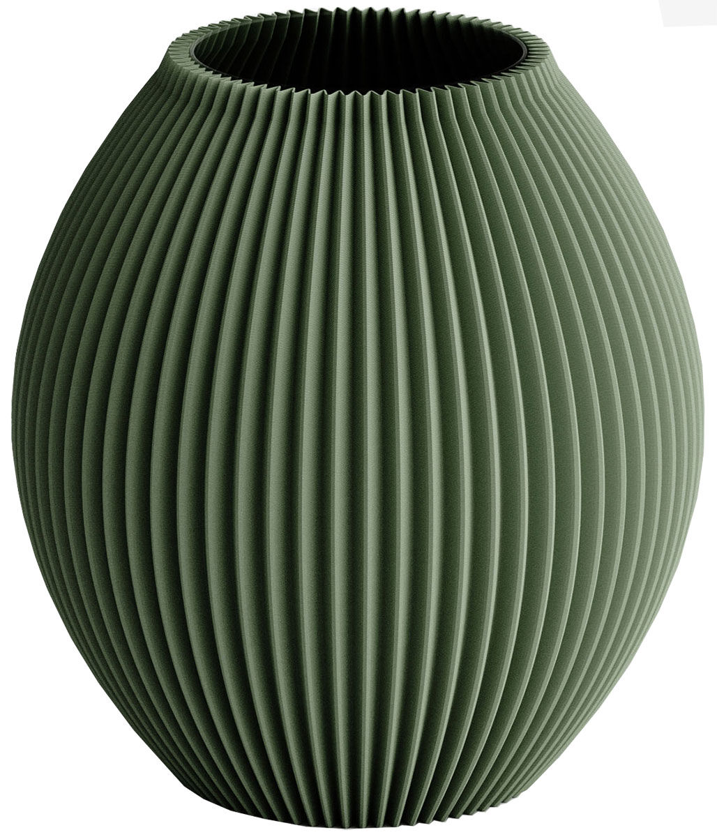 Vase "Poke - Forest Green", petite version von Recozy