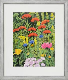 Bild "Nolde Garten IV", gerahmt