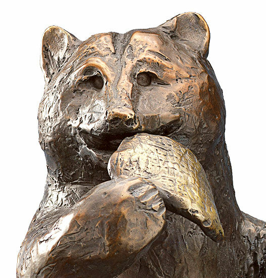 Skulptur "Honey Bear", brons von Kurt Arentz