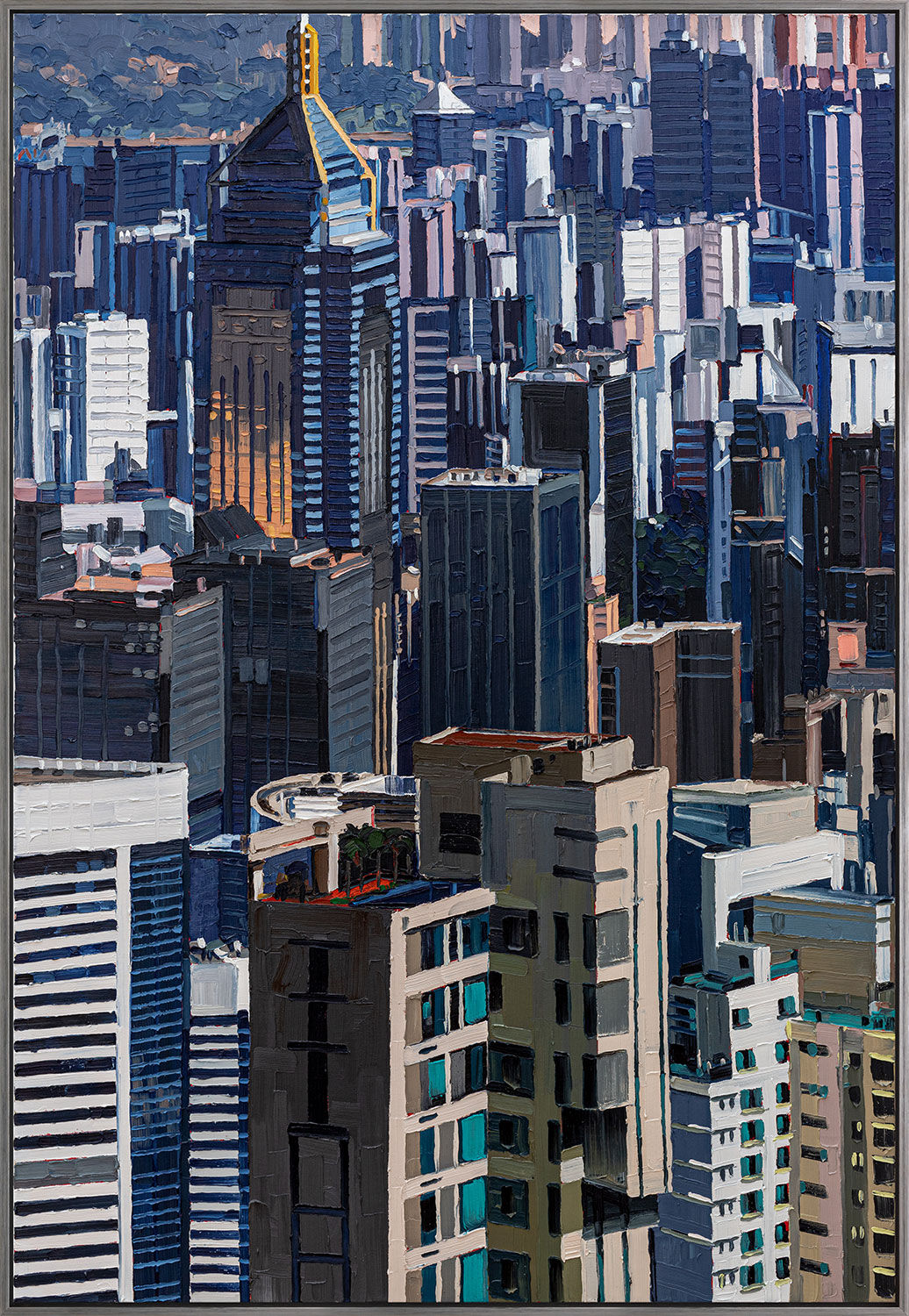 Bild "Hong Kong Central Plaza" (2020) (Original / Unikat), gerahmt von Oliver Weiller