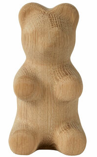 Holzfigur "Gummy Bear" (kleine, helle Version) - Design Jakob Burgso