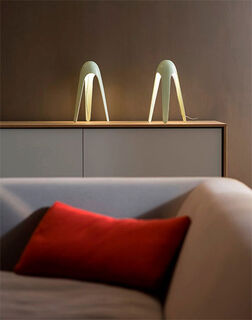 LED table lamp "Cyborg", mint version - Design Karim Rashid by Martinelli Luce