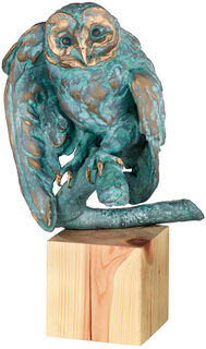 Skulptur "Uggla", brons