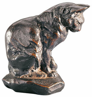 Skulptur "Katze", Version in Bronze