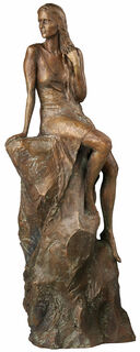 Skulptur "Loreley" (2023), bronsreduktion