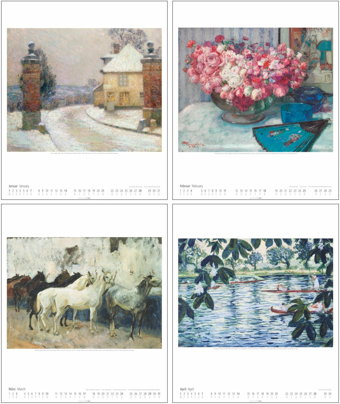 Buy Artist Calendar Impressionism 2024 Ars Mundi   944028 2 X 