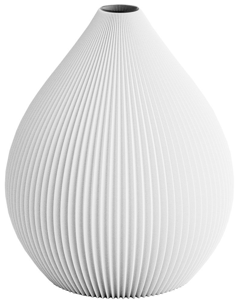 Vase "Balloon - Arctic White", große Version von Recozy