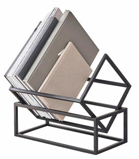 Book stand "Ylva" (without decoration), black version