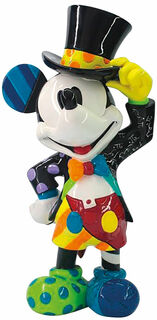 Sculpture "Mickey Mouse avec chapeau", fonte