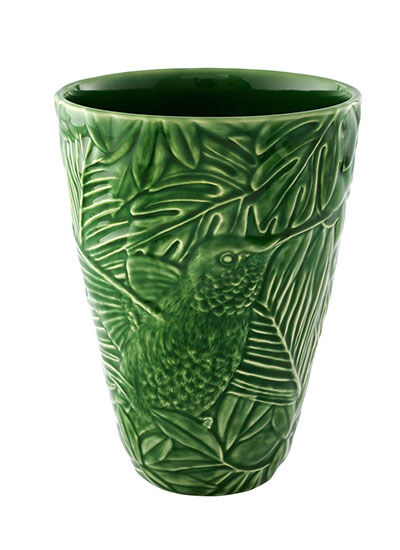 Vase "Equatorial Green" (small version, height 20 cm) by Vista Alegre