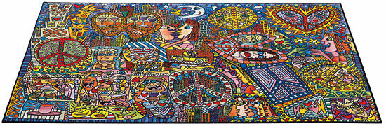 mundi | Peace Carpet James Rizzi by \