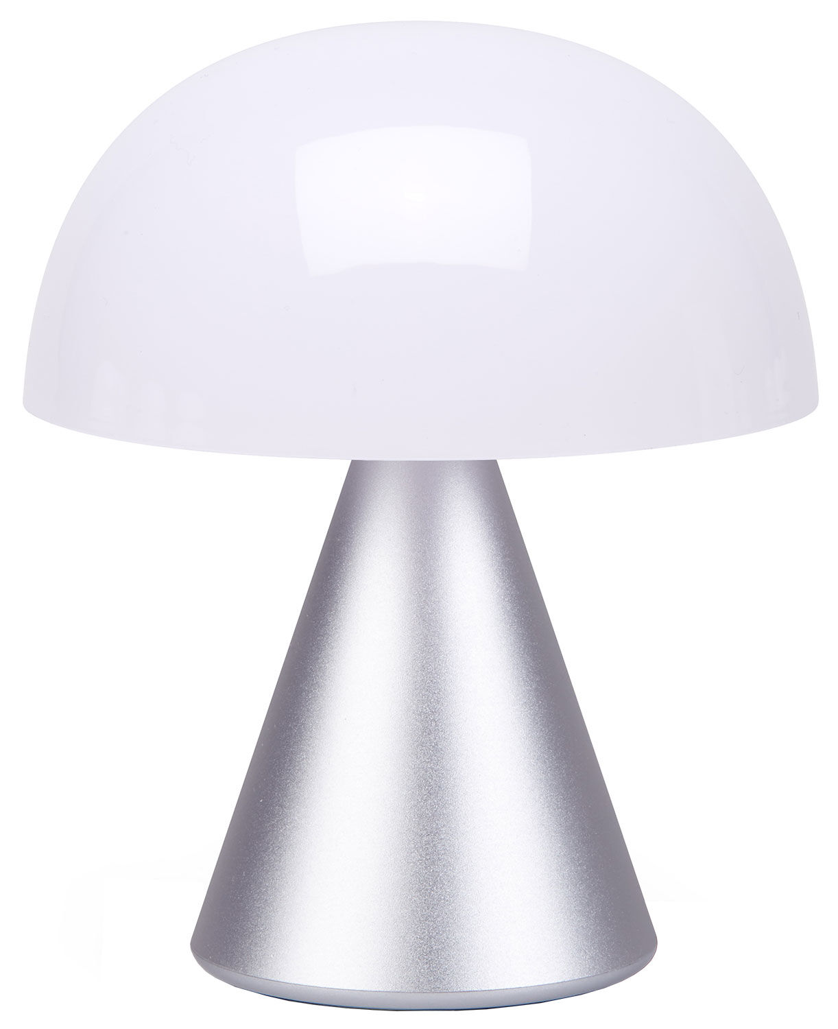 Draadloze LED decoratieve lamp "Mina M" (metallic zilver versie), dimbaar cstorm-arsmundi-base.detail.by-artist Lexon