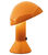 LED table lamp "Elmetto", orange version - Design Elio Martinelli