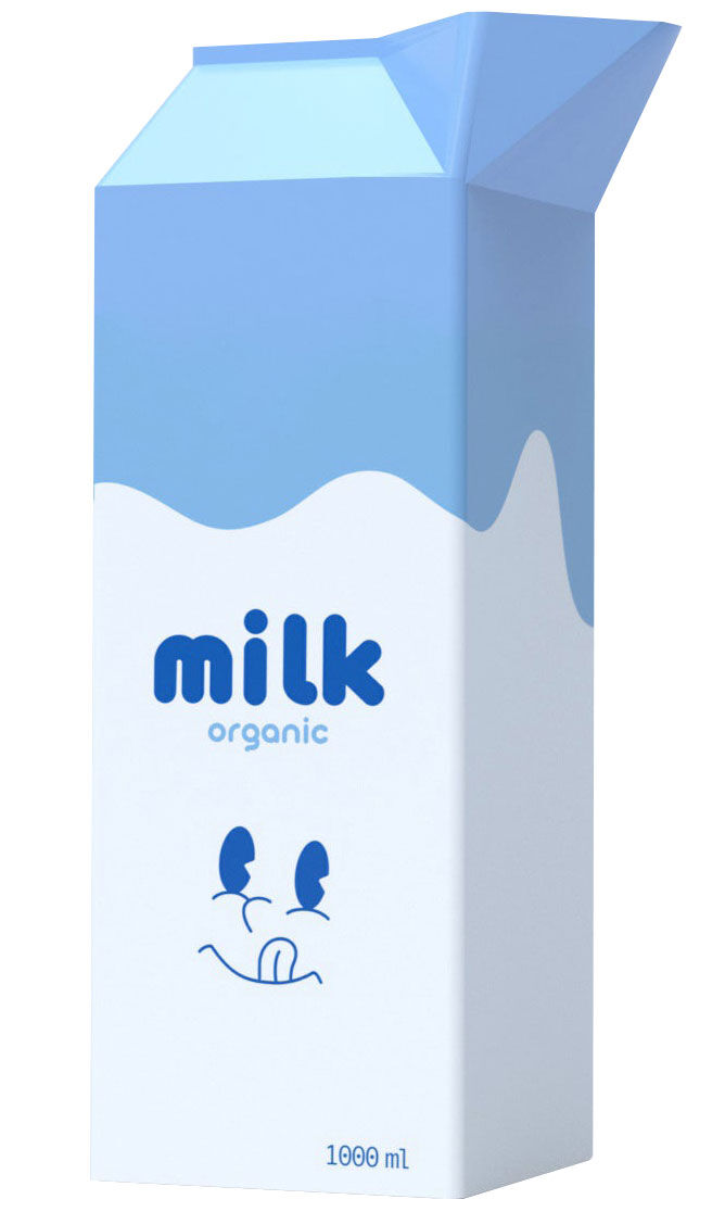 Keramisk vas / dekorativt föremål "Milkbox" von Fluid Market