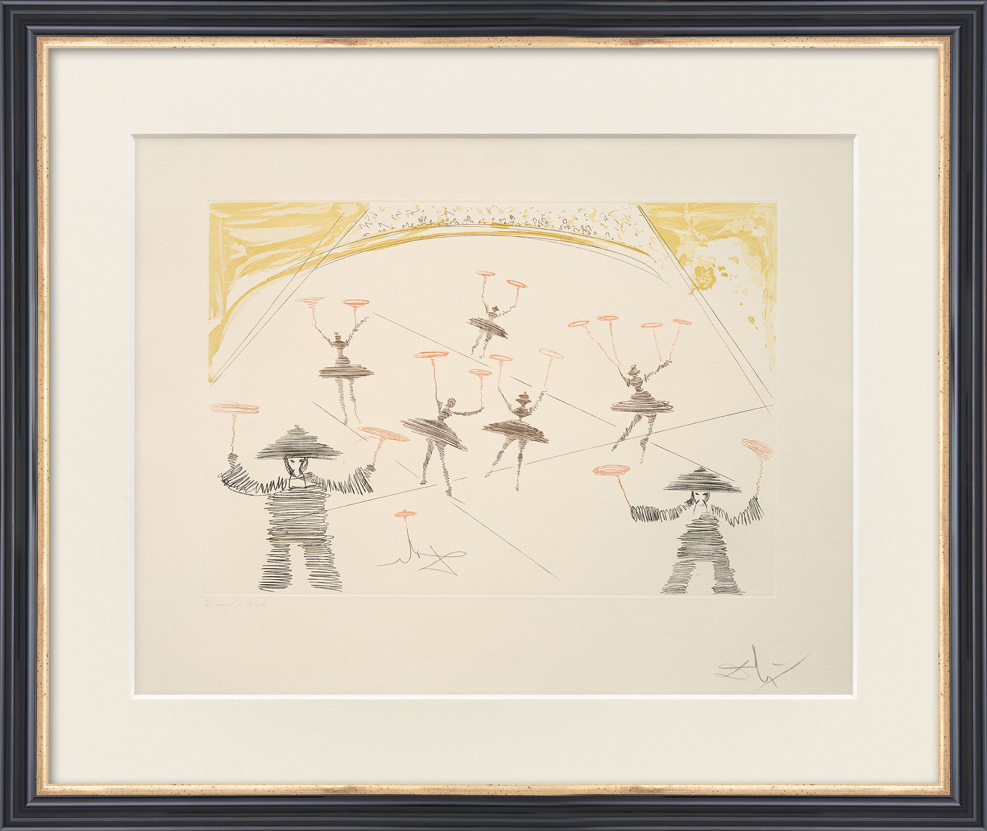 Tableau "Chinois" (1965) von Salvador Dalí