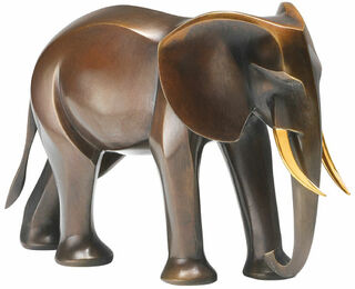 Skulptur "Elefant", bronsversion von SIME