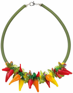 Halsband "Hot Chilli" von Anna Mütz