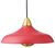 Loftslampe "Urban Wide Raspberry Red"