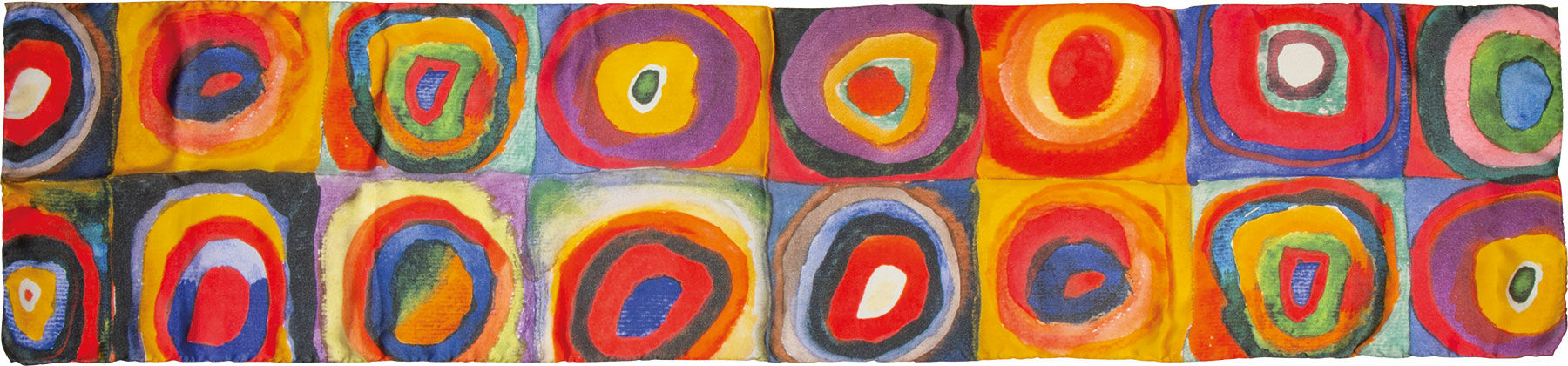 Sidenhalsduk "Färgstudie kvadrater" (1913) von Wassily Kandinsky