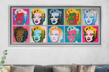 Andy Warhol: Beeld 'Marilyn Monroe (Marilyn)' (1967), ingelijst