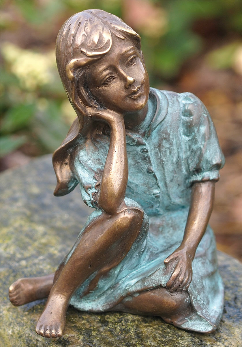 Trädgårdsskulptur "Susanna", brons