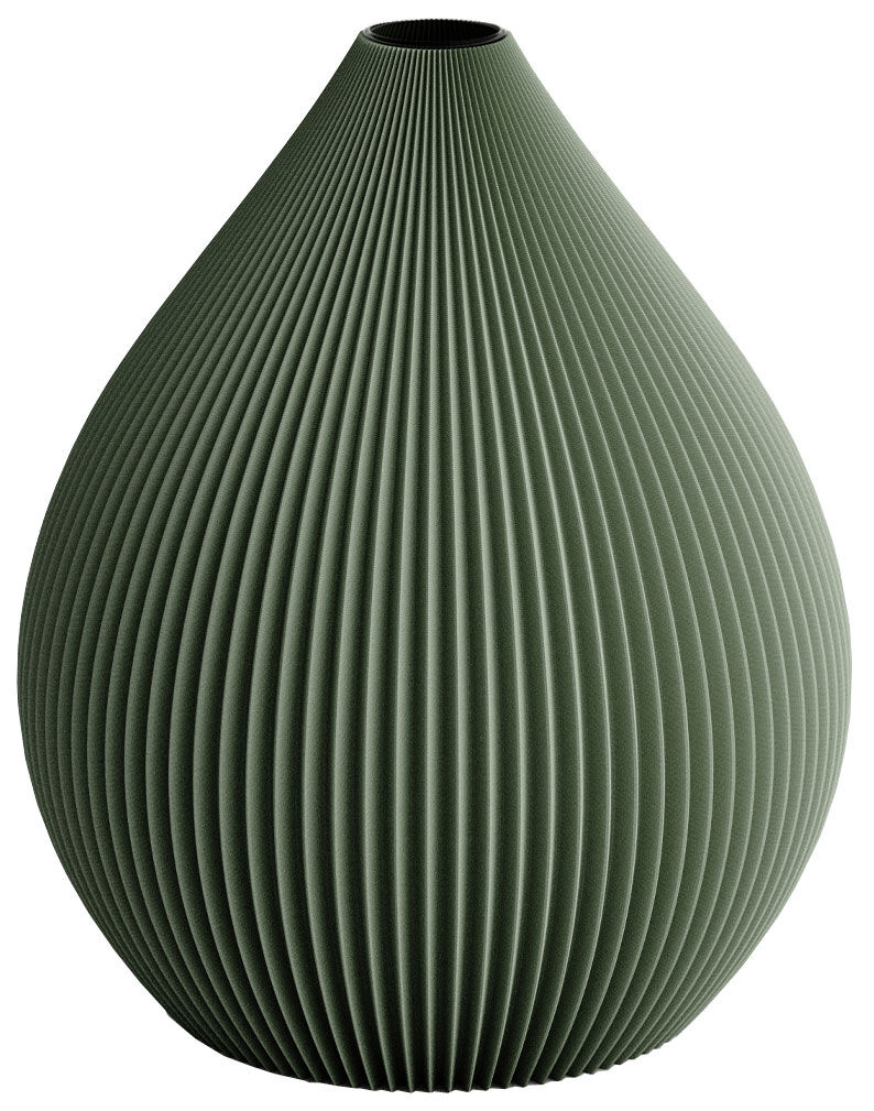 Vase "Balloon - Forest Green", version large von Recozy