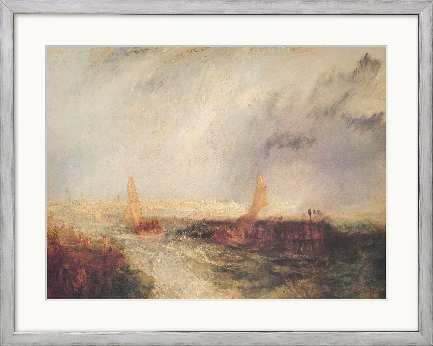 Tableau "Ostende" (1844), encadré von William Turner