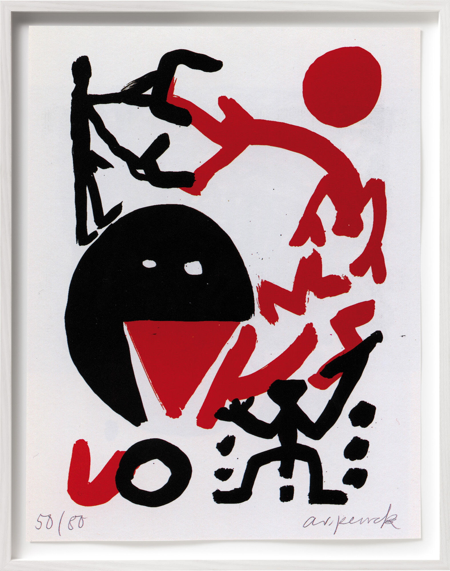 Image "Border Line" (1993) von A. R. Penck