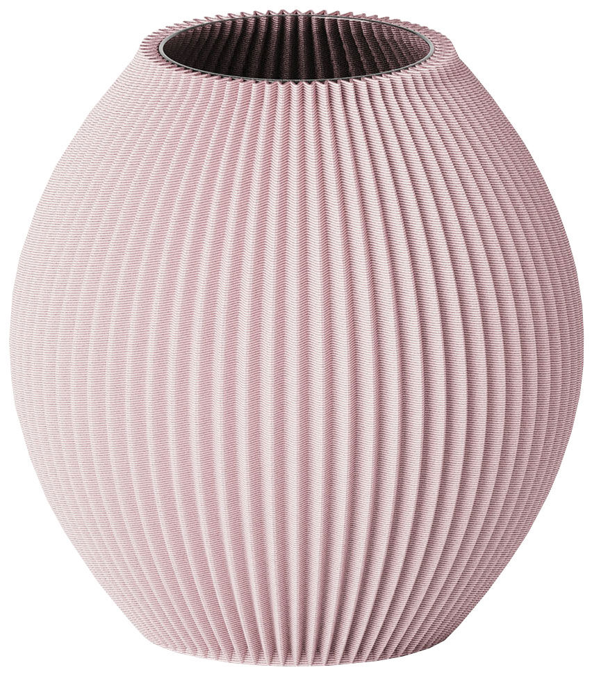 Vase "Poke - Coral Rose", petite version von Recozy