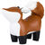 Bookend / decorative object "Fox"