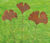 Havepæl "Ginkgo Leaf", 3 stk.
