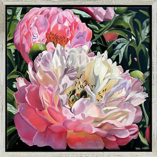 Picture "Peony Blossom" (2022), framed