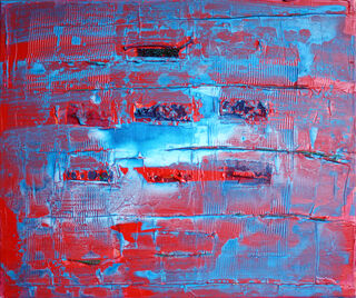 Billede "Rød-blå" (2014) (Unikt værk)