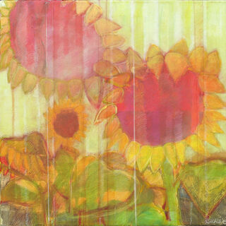 Bild "Sunflowers III" (2018) (Unikt verk)