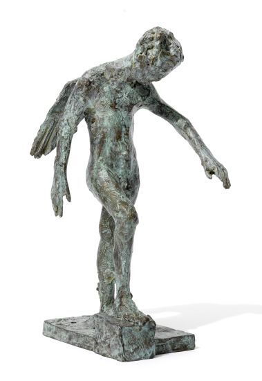 Sculpture "Kairos" (2017), bronze von Thomas Jastram