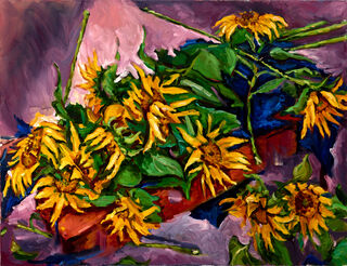 Billede "Sunflowers" (2011) (Unikt værk)